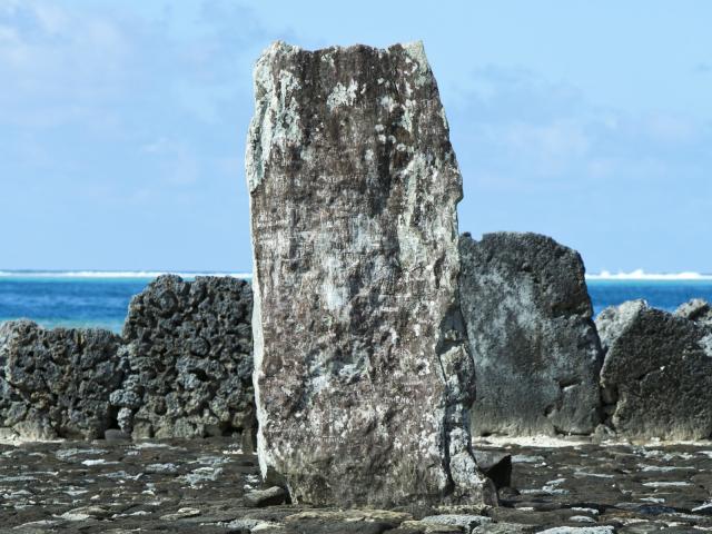 Marae of Taputapuatea with View over the Lagoon