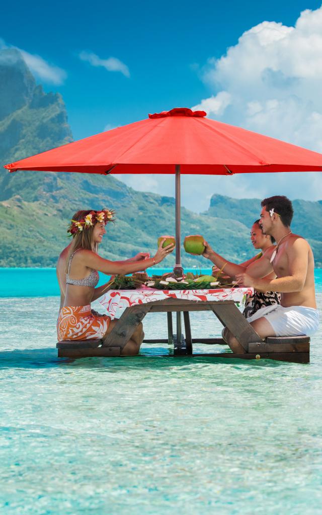 Motu Pique-Nique à Bora Bora - Tahiti Tourisme © Grégoire Le Bacon