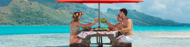 Motu Pique-Nique à Bora Bora - Tahiti Tourisme © Grégoire Le Bacon
