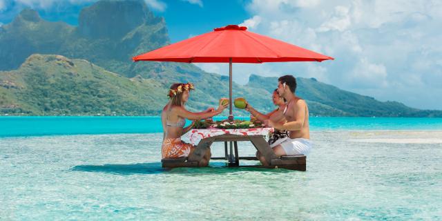 Motu Pique-Nique à Bora Bora - Tahiti Tourisme © Grégoire Le Bacon