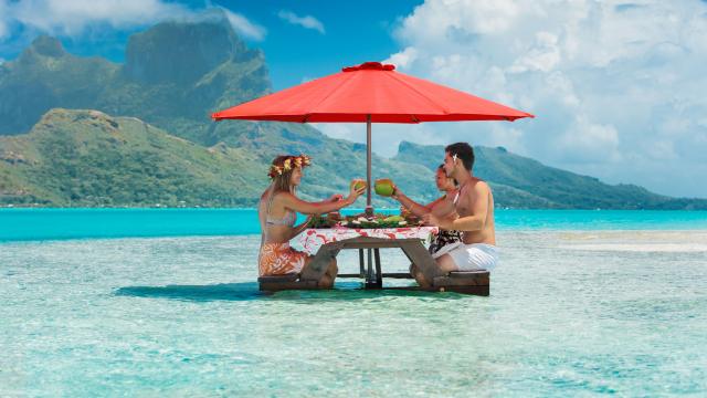 Motu Pique-Nique à Bora Bora - Tahiti Tourisme © Grégoire Le Bacon