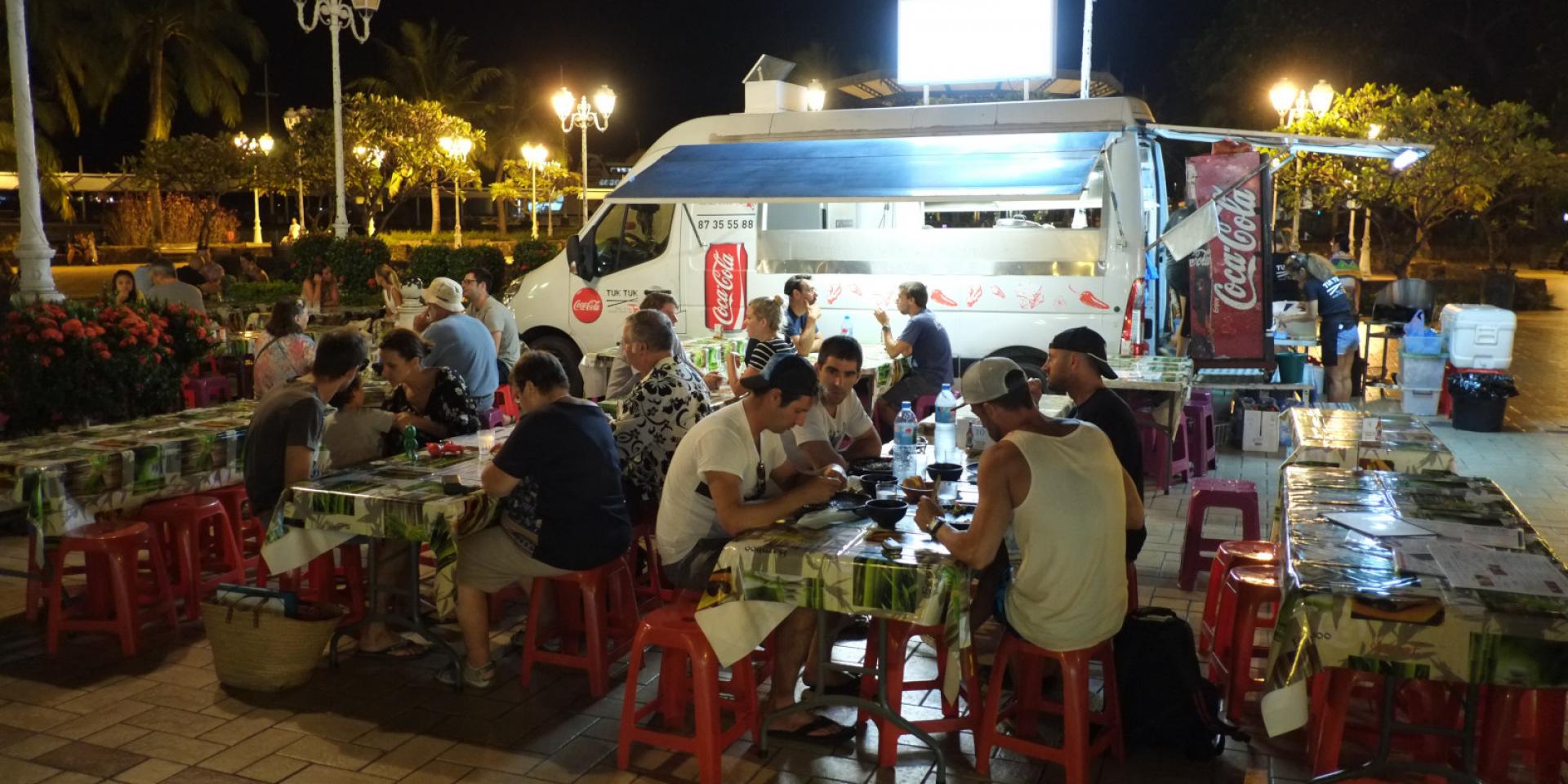 Food Truck at Place Vaiete, Tahiti