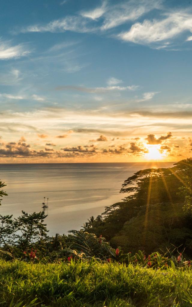 Sunset in Raiatea