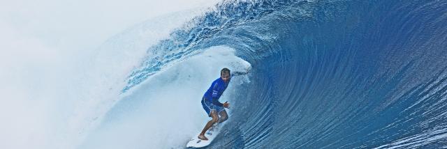 Surfing the Legendary Wave at Teahupo’o in Tahiti