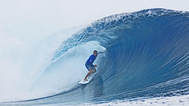 Surfing the Legendary Wave at Teahupo’o in Tahiti