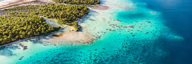 Vue Aérienne De L'île De Ahe - Tahiti Tourisme © Stéphane Mailion Photography