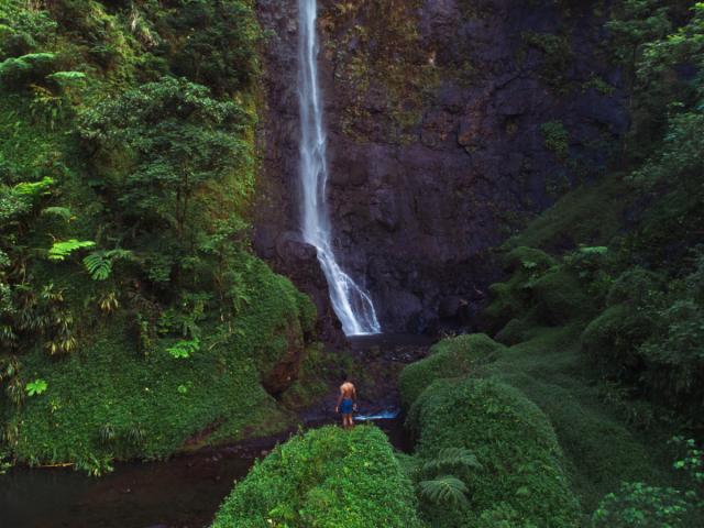 Puraha Waterfall at Papenoo - Tahiti Tourisme