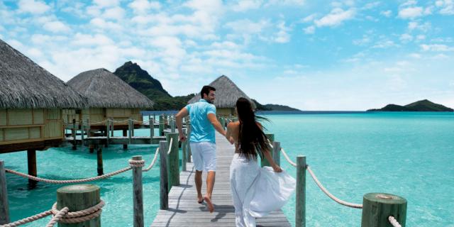 Couple in Bora Bora