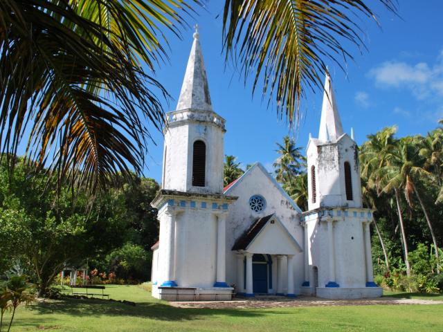 Eglise Notre Dame De La Paix à Akamaru aux Îles Gambier © Asf Alesimedia