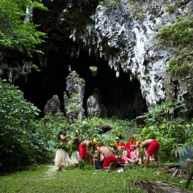 The Mitterand Caves in Rurutu - © Tahiti Tourisme