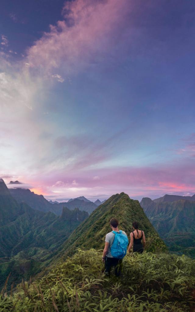 La Vue Depuis Le Mont Marau à Tahiti Tahiti Tourisme © Myles Mcguinness