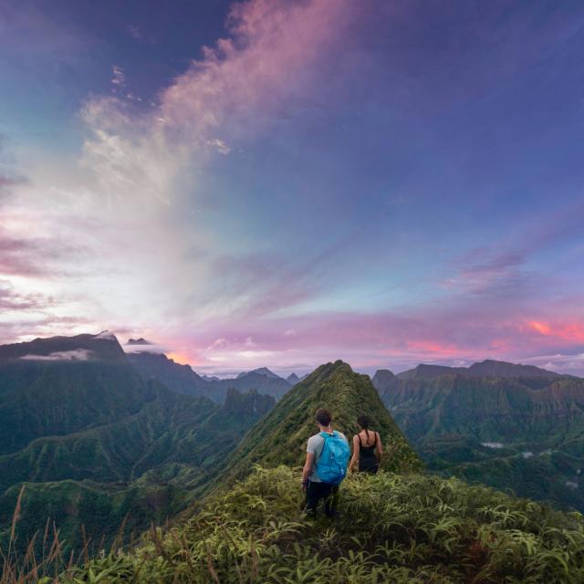 View From Mont Marau in Tahiti Tahiti Tourisme © Myles Mcguinness