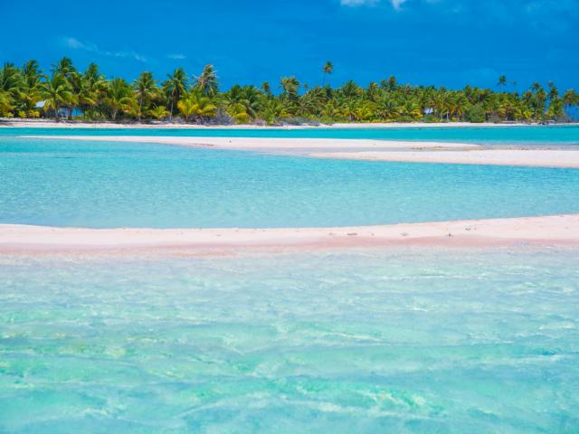 Lagon Et Sable Rose De Tikehau Tahiti Tourisme © Lei Tao