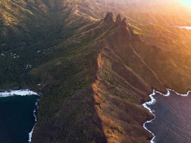 Nuku Hiva Vue Aérienne Tahiti Tourisme