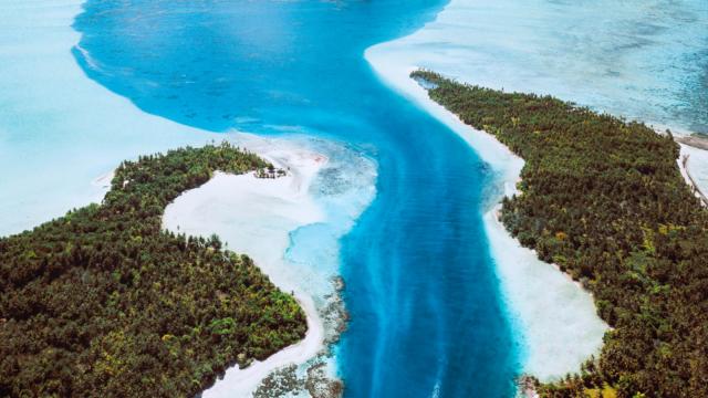 Vue somptueuse sur Maupiti et son lagon - Tahiti Tourisme © Karl Shakur