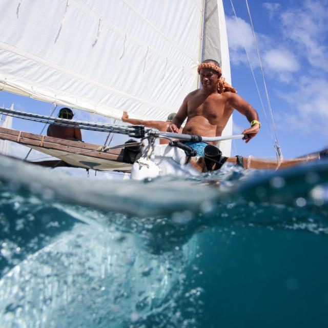 Traditional Sailing Canoe