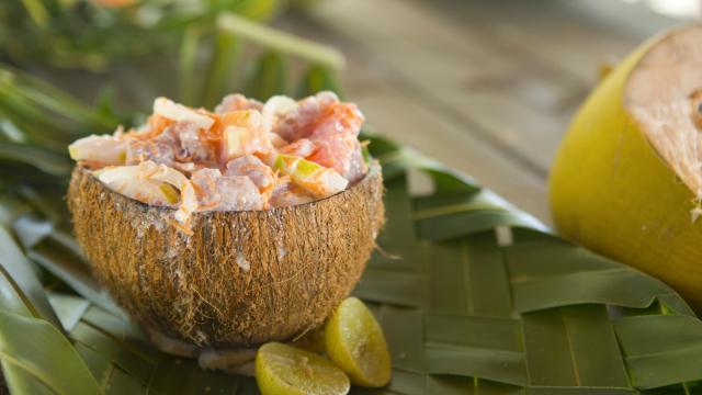 Poisson Cru Au Lait De Coco © Tahiti Tourisme