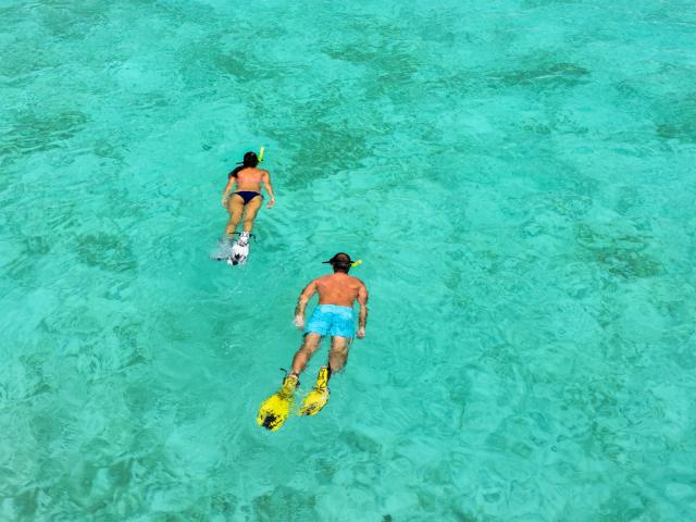 Snorkeling à Bora Bora - Tahiti Tourisme © Stéphane Mailion Photography