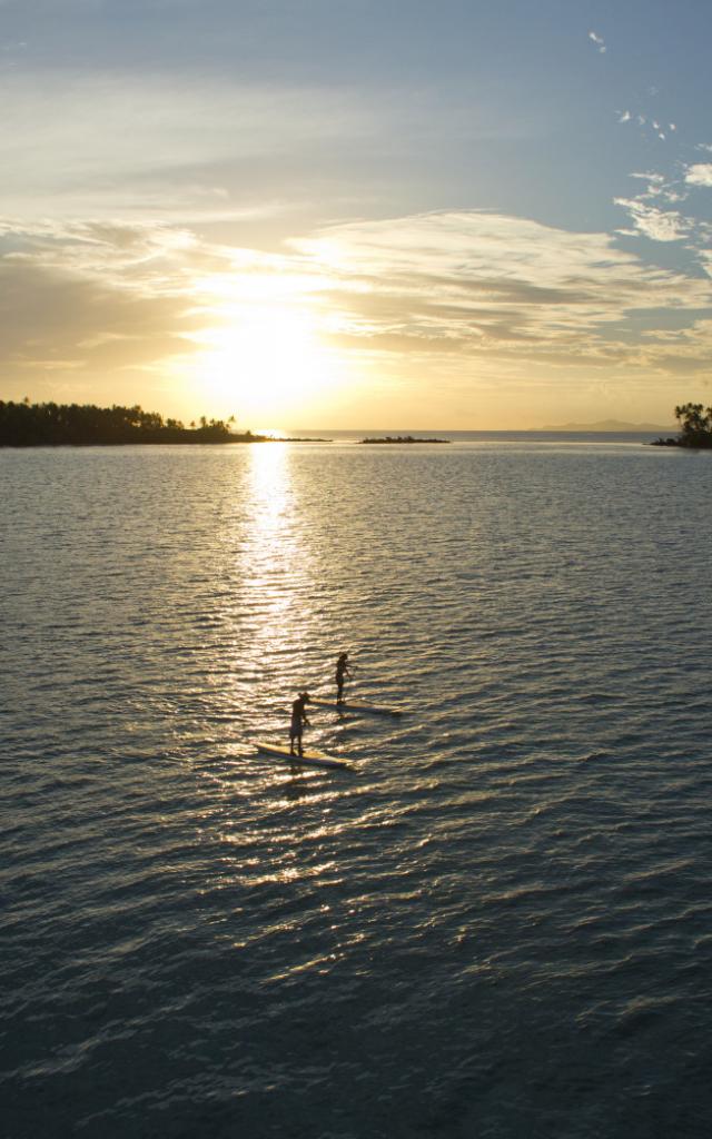 Sunset Sur Lagon De Tahaa - © Tahiti Tourisme