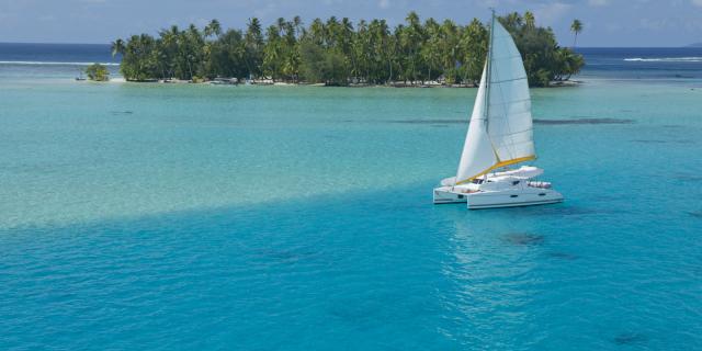 Voilier à Taha'a - Tahiti Tourisme © Gregoire Le Bacon