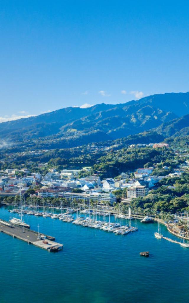 Aerial View of Papeete - Tahiti Tourisme