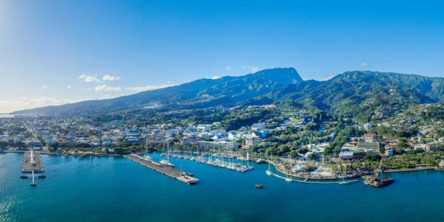 Aerial View of Papeete - Tahiti Tourisme