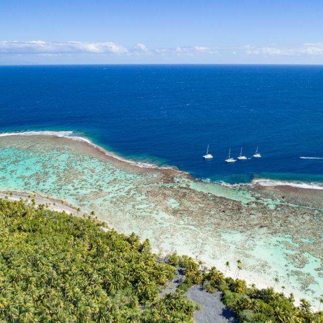 Vue Aérienne Du Lagon De Tetiaroa - Tahiti Tourisme © Tahiti Fly Shoot