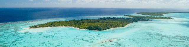 View from Drone over the Lagoon of Tetiaroa - Tahiti Tourisme © Tahiti Fly Shoot