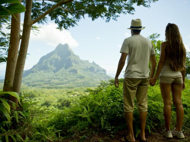 Hiking in Moorea