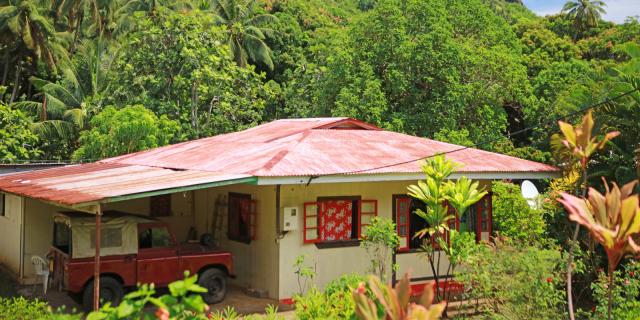 Maison à Ua Huka © Tahiti Tourisme