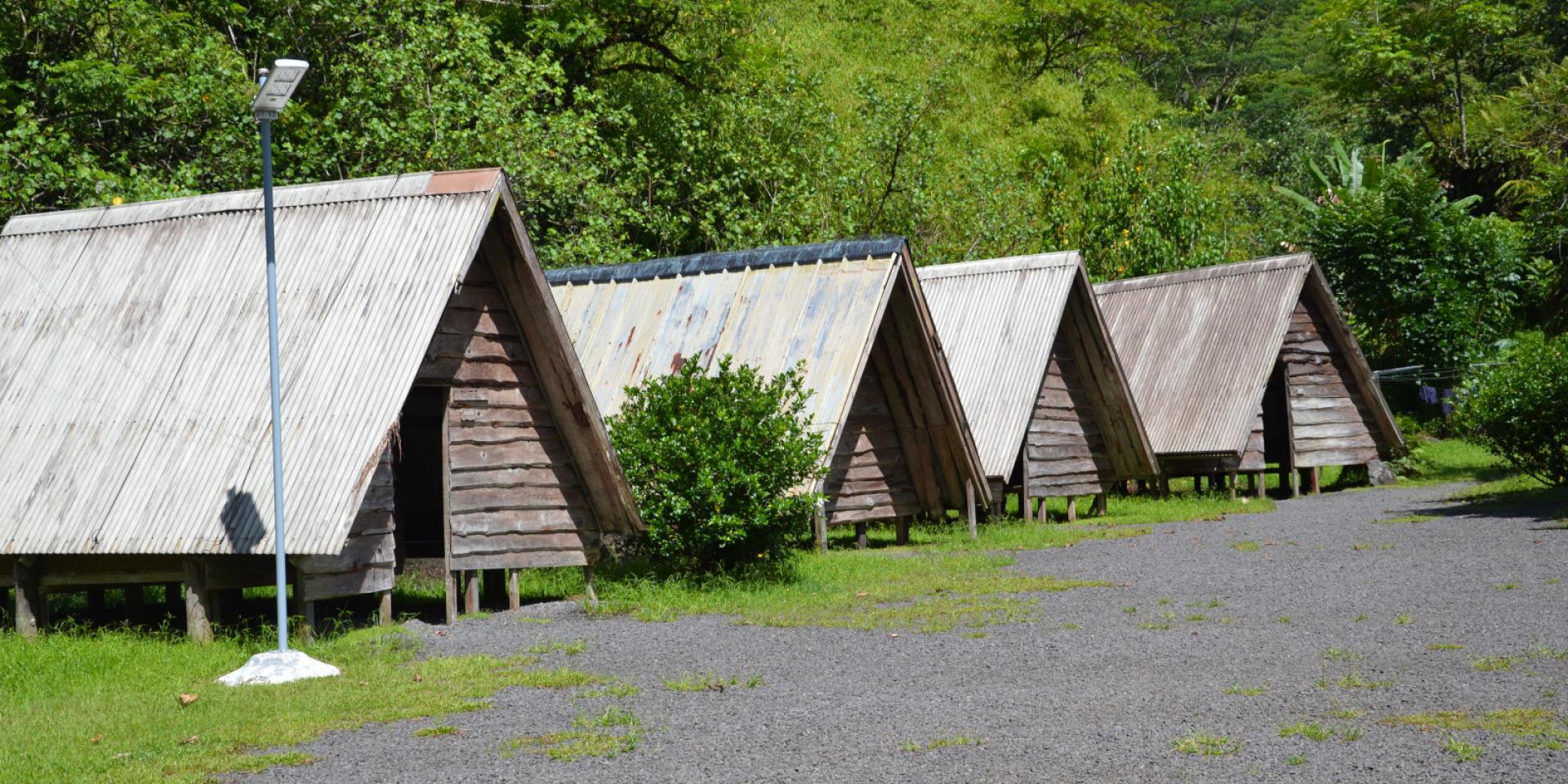 Camping at Fare Hape in Papenoo, Tahiti