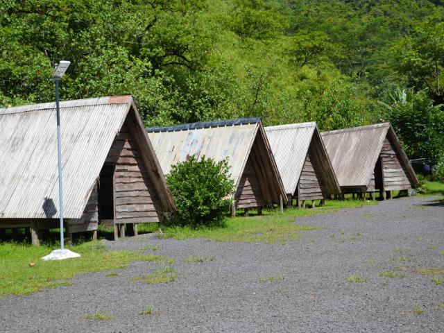 Camping at Fare Hape in Papenoo, Tahiti