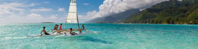 Pirogue à Voile Moorea - Tahiti Tourisme