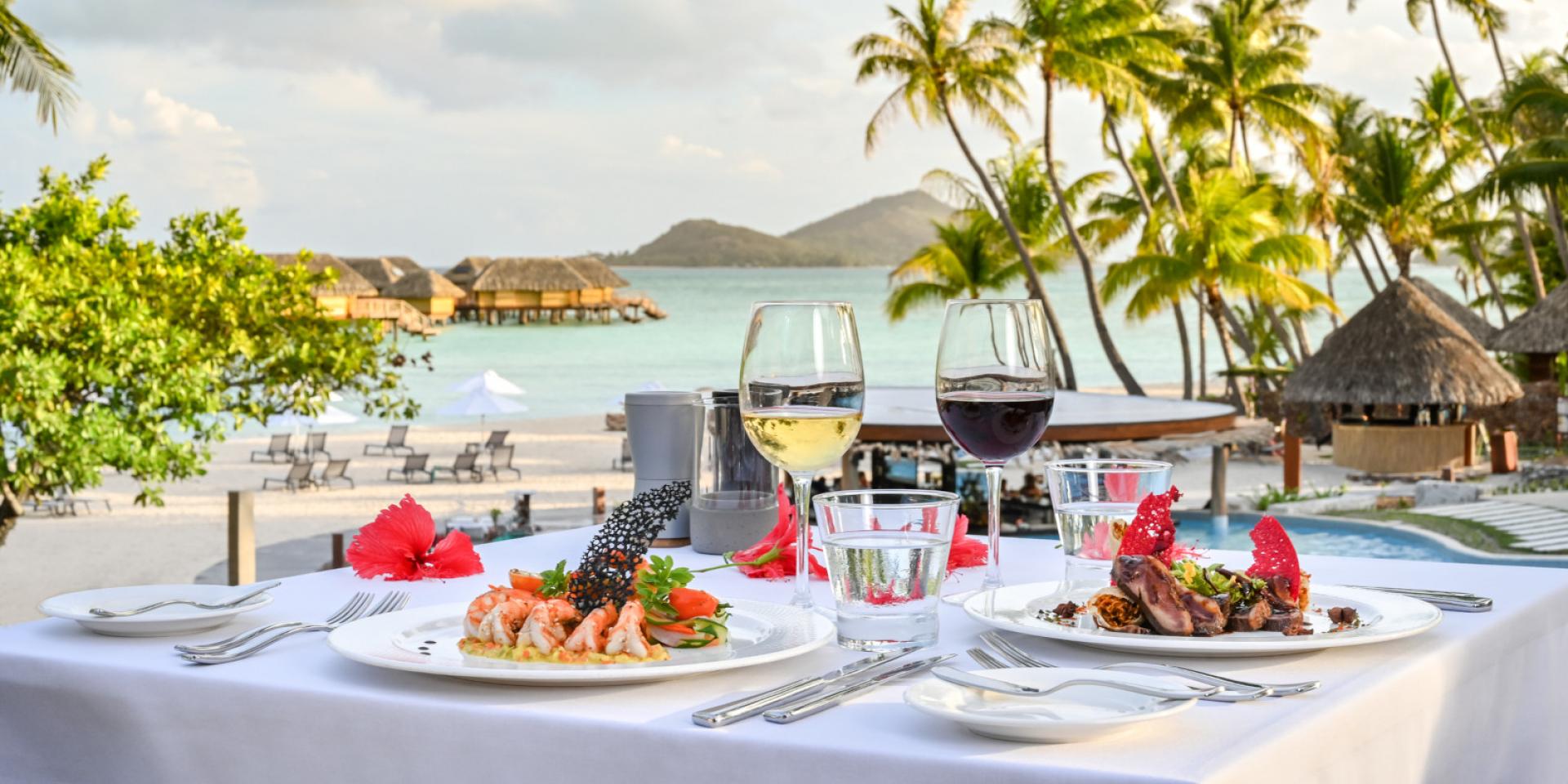 Dining Out in Style at Hotel Bora Bora in Bora Bora