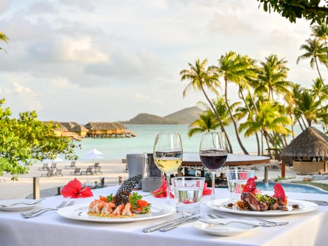 Dining Out in Style at Hotel Bora Bora in Bora Bora