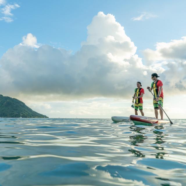 Watermana Paddle Race in Huahine