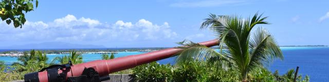 American Military Cannon at Ha'amaire in Bora Bora