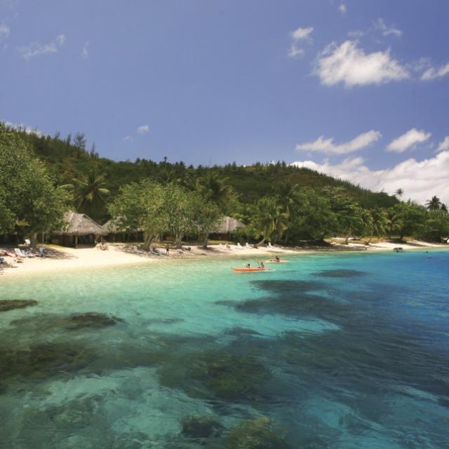 Plage d'Avea à Huahine © Tahiti Infos