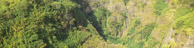 Vaipo waterfalls in Hakaui - Nuku Hiva