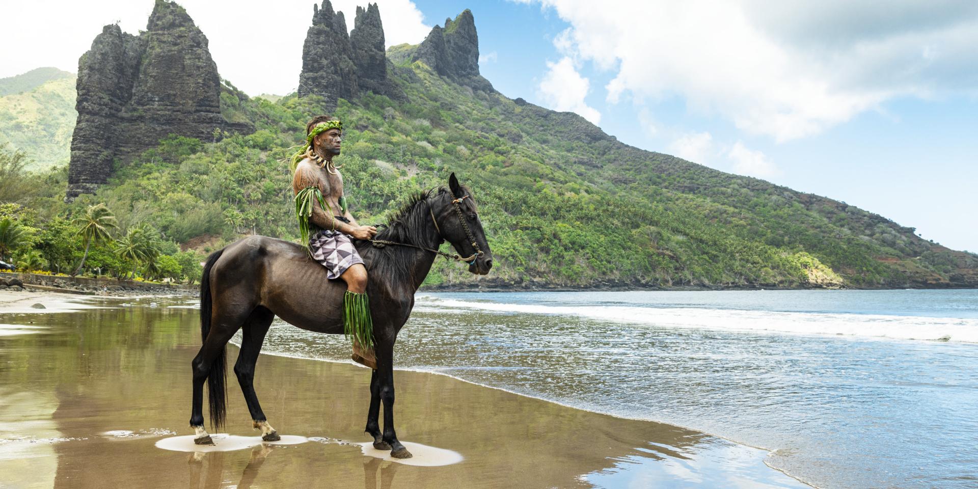 Horse in Nuku Hiva