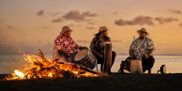 Pause musicale à Tahiti