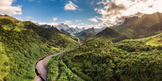 Vue Aerienne De La Maroto A Papenoo Tahiti Iles De La Societe Stephane Mailion Photography Bu