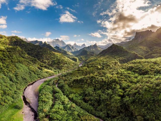 Vue Aerienne De La Maroto A Papenoo Tahiti Iles De La Societe Stephane Mailion Photography Bu