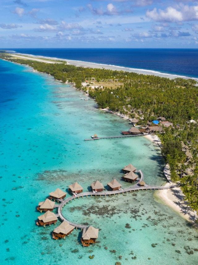 Vue Aerienne Hotel Kia Ora Rangiroa Tahiti Tourisme Holger Leue 1 Bur