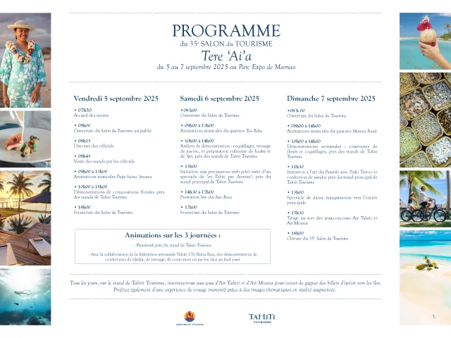 Utilitaire A4 Salon Du Tourisme Septembre 2025 Programme